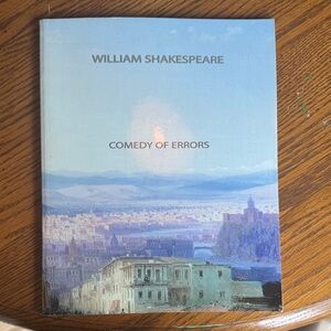 William Shakespeare "Comedy of Errors" Hardcover - Sky Blue & Lavender Cover